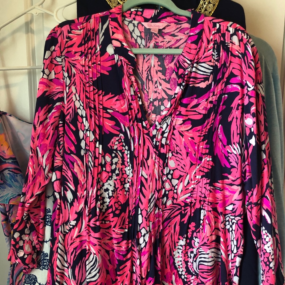 Lilly Pulitzer Sarasota Tunic Size XL EUC
